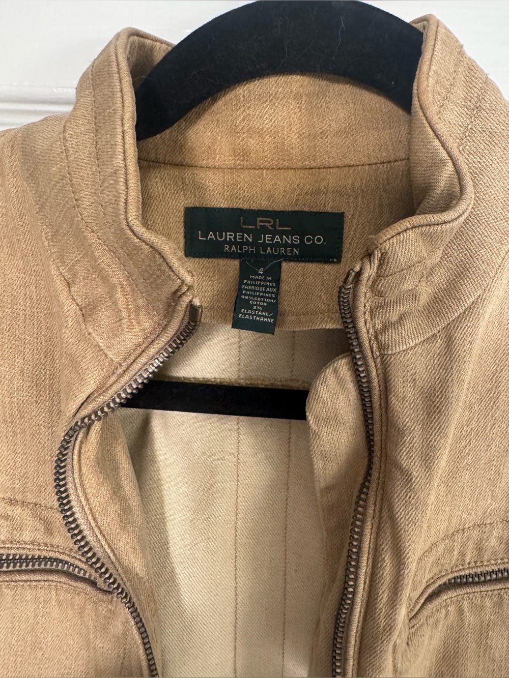 Ralph Lauren Tan Denim Jacket - Picture 2 of 10